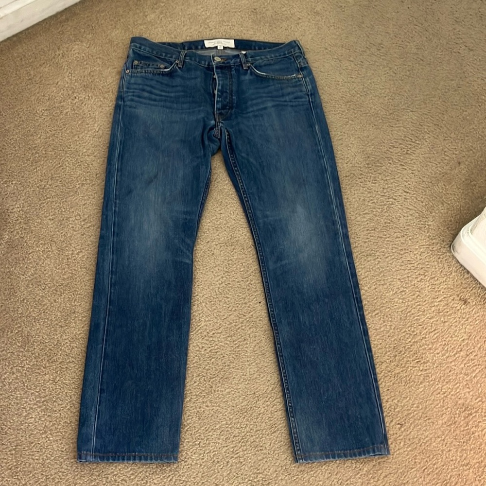 Men’s Marc Jacobs Dark Blue denim new uniform fit  Jeans (100%cotton)